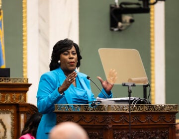 Mayor Cherelle Parker speaks