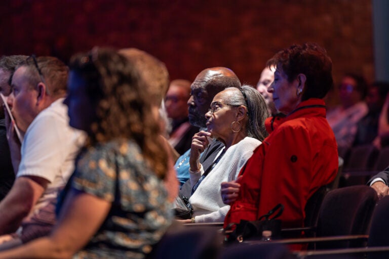 attendees watching