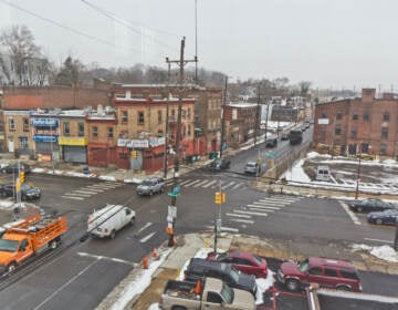 An aerial view of Wayne Junction in Germantown