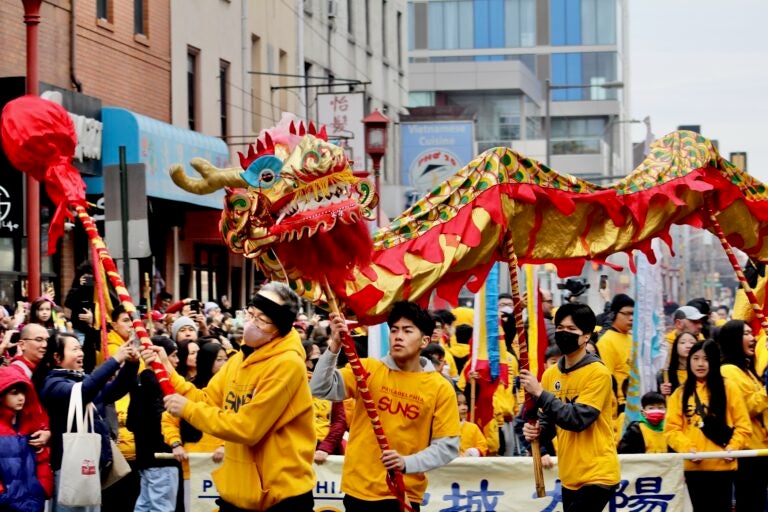 Chinatown during Lunar New Year Parade