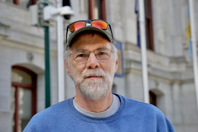 Jim Wylie looks into the camera