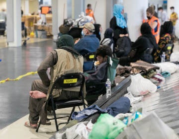 Afghan evacuees