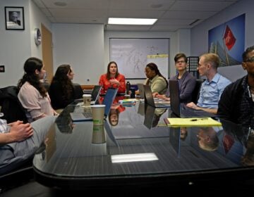Jessica Beard's research team sitting