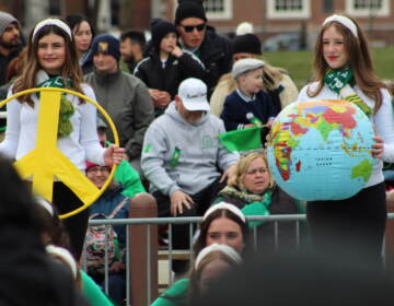 Paradegoers at Philadelphia's 2023 St. Patrick's Day parade
