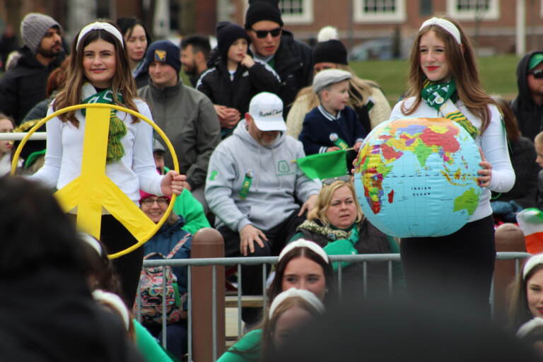Paradegoers at Philadelphia's 2023 St. Patrick's Day parade