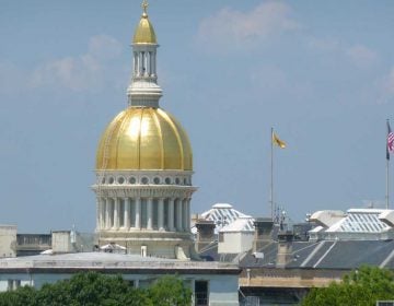 The dome of the state Capitol in Trenton, New Jersey