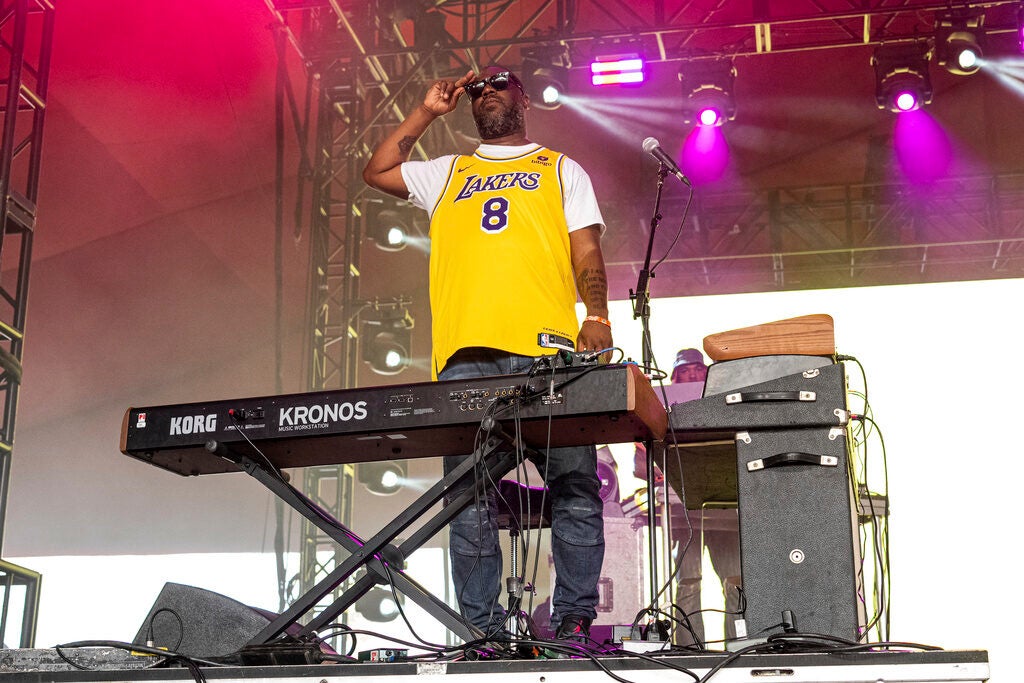 Robert Glasper performs onstage