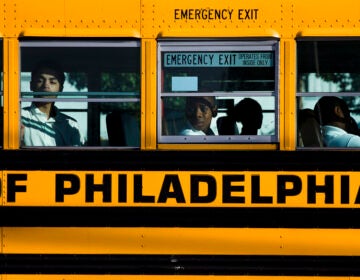 A Philadelphia school bus