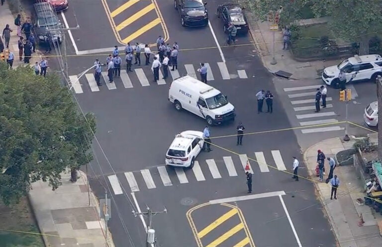 police officers in the street