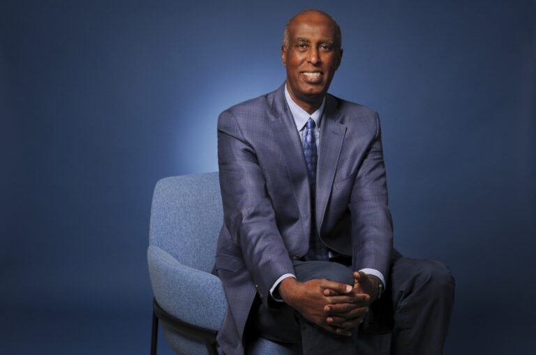 Dr. Said Ibrahim sitting in chair