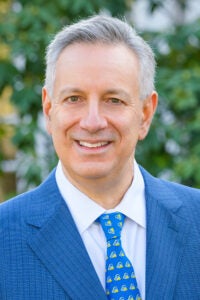 Profile photo of Univ. of Del.'s president Dennis Assanis, outside