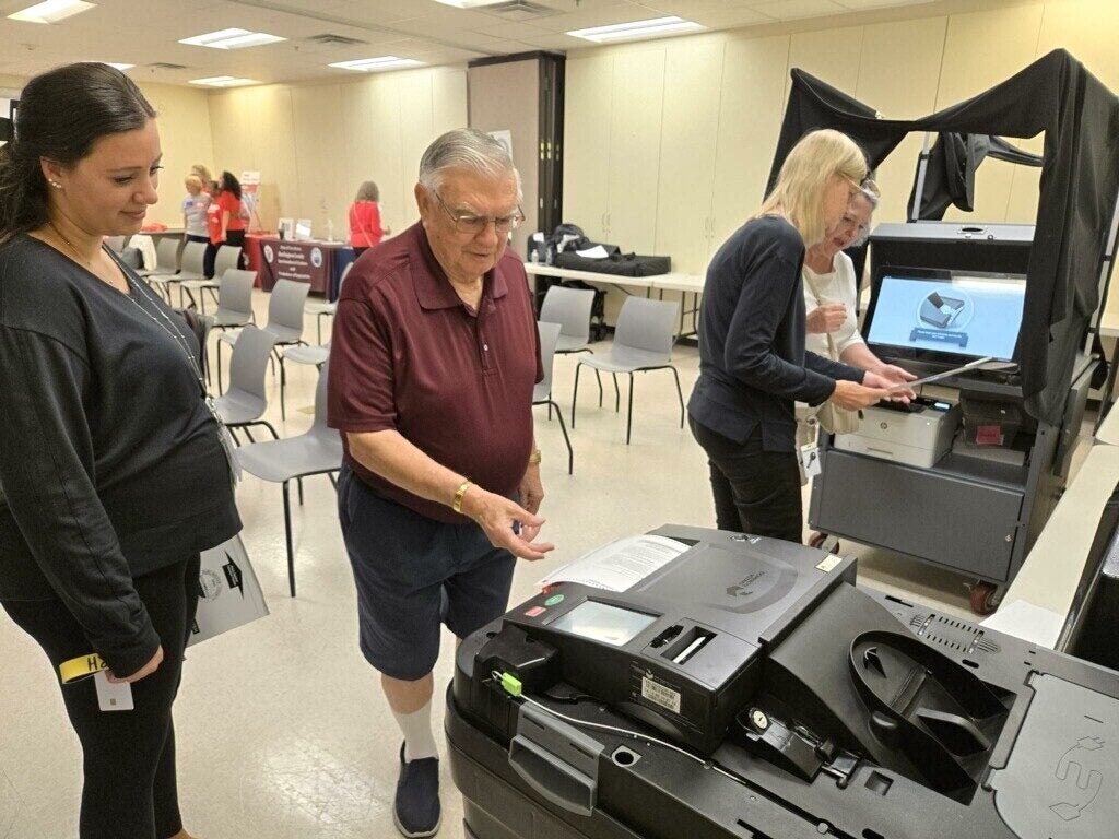 Testing new voting machines