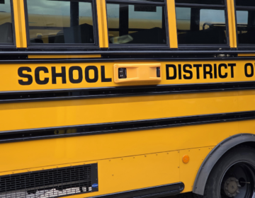 School bus with camera
