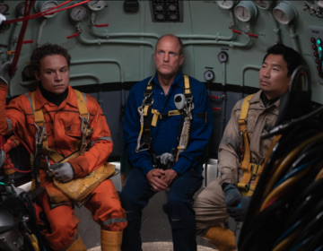 Woody Harrelson, Simu Liu, and Finn Cole in Last Breath